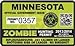 Minnesota MN Zombie Hunting Permit Decal 4