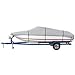 The Amazing Quality Dallas Manufacturing Co. 600 Denier Grey Universal Boat Cover - Model D - Fits 17'-19' - Beam Width to 96