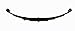 New Trailer Leaf Spring-4 Leaf Double Eye 1750lbs for 3500 Lbs Axle