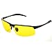 Careview Yellow Night View Vision Polarized Sunglasses Glasses Unbreakable Driving Fishing Sports-Aluminum Frame