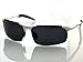 New Black Polarized Sunglasses Unbreakable Driving Fishing Aluminum Silver Frame