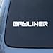 Bayliner Boats - Car, Truck, Notebook, Vinyl Decal Sticker #2541 | Vinyl Color: White