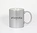 #toyota - Funny Hashtag 11oz Silver Coffee Mug Cup