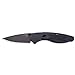 SOG Specialty Knives & Tools AE02-CP Aegis Knife with Straight Edge Assisted Folding 3.5-Inch AUS-8 Steel Blade and GRN Handle, Black TiNi Finish
