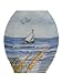 Melamine Spoon Rest Sailboat Design 9 1/2 Inches Long