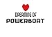 DREAMING OF POWERBOAT Decal Car Laptop Wall Sticker