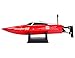 Vector28 2.4Ghz Radio Remote Control Micro High Speed RC Racing Boat Speed Boat RTR (Red)