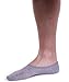 Jays Sport Men's Cotton Boat Shoe Socks, Lge Silicon Heel Grip, 3 Pack, Grey