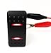 Bandc LED Marine Boat Jeep 4 Pin Spdt On-off-on Rocker Switch with 2 Lights Waterproof