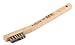 Forney 70506 Wire Scratch Brush, Stainless Steel with Wood Handle, 7-3/4-Inch-by-.006-Inch