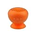 AFUNTA Bluetooth Waterproof Cordless Mini Mushroom Wireless Speaker with Suction Cup MIC Compatible with Apple iphone 4/4S, iPhone5/5S, ipad ipod, Sumsang galaxy S3 S4 S5, Note2 Note3, Tablet PC and any Bluetooth Devices and All Android Devices Support Bluetooth, Used for Car Showers Bathroom Pool Boat Car Beach Outdoor (Portable & Silicone) - Orange