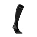 2XU Men's Elite Compression Performance Sock (Black/Grey, Medium)