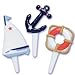 Nautical Sea Cupcake Topper Picks - Set of 12