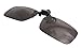 Premium Lightweight Polarized Clip-on Sunglasses with Compact Flip Up Mount Anti-Glare & Reflections UV400 UV Protection - Fits over Prescription Eye Glasses Lens for Driving Fishing Running Cycling