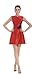 Orifashion Elegant Sleeveless Firebrick Short Evening Dress EDSHER0302, US Size 2