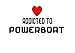 ADDICTED TO POWERBOAT Decal Car Laptop Wall Sticker