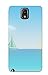 Ervin Hunter Faddish Phone Sailboat Case For Galaxy Note 3 / Perfect Case Cover