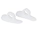 SODIAL(R) 1 Pair of Gel Toe Crests/Props/Cushions with Loop---White