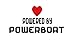 POWERED BY POWERBOAT Decal Car Laptop Wall Sticker