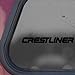 Crestliner Black Sticker Decal BOAT CRUISER Laptop Die-cut Black Sticker Decal