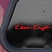 Chris Craft Red Sticker Decal BOAT CRUISER Laptop Die-cut Red Sticker Decal
