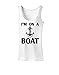 I'm on a BOAT Womens Tank Top