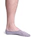 No Show Socks For Men By Jays, 3 Pack, Quality Cotton, Lge Silicon Heel Grip