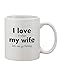TooLoud I Love My Wife - Fishing Printed 11oz Coffee Mug