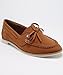 Dollhouse Flare Women Boat Lace Up Moccasin Flats CHESTNUT (9)