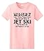 Money Can't Buy Happiness But It Can Buy a Jet Ski Ladies T-Shirt Large Light Pink