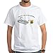 CafePress Pontoon boat Beer T-Shirt White T-Shirt