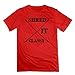 Men Wakeboard,shred,wakeboarding,water,boat Red Personalized Fashionalble Cool T Shirt Shirts Xx-large