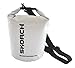 SKORCH Dry Bag (5L) - Protects Your Gear From Water and Sand While You Have Fun | Durable Brilliant White Bag with Single Black Adjustable Strap. Waterproof 8x10 Inches (5 Liter | 305 Cubic Inches)
