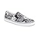 Twisted Womens CORE Classic Floral Printed Slip-on Slim Lo-Top Sneakers - BLACK, Size 8