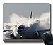 Custom Amazing Mouse Pad with Sukhoi Superjet 100 Aircraft Smoke Dust Non-Slip Neoprene Rubber Standard Size 9 Inch(220mm) X 7 Inch(180mm) X 1/8 Inch(3mm) Desktop Mousepad Laptop Mousepads Comfortable Computer Mouse Mat