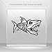 Decals Sticker Skeleton Fishbone Power Fishing Tablet Laptops Weatherproof Sports Bikes 0500 W8744