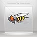 Decals Decal Bee Wasp Vespa hornet Tablet Laptops Weatherproof Sports Bikes 0500 W9289
