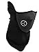 Hmost Unisex Dustproof & Windproof Ski Mask & Warm Neck - Half Face Mask for Paintball Bicycle Bike Motorcycle & All Out Door Sports Snowboard Skiing Hunting Fishing (black)