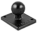 Ram Mount 2 x 1.7 Inches Base with 1-Inch Ball that Contains the Universal AMPs Hole Pattern for the Garmin zumo/TomTom Rider/Urban Rider