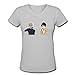 FHY Women's Aldnoah Zero V-Neck T-shirtS Small