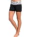 Simplicity Womens Yoga Shorts with Fold-Over Waist, 5 Styles Available, ZEB-L