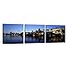 iCanvasART 3 Piece Houseboats in a lake, Lake Union, Seattle, King County, Washington State, USA Canvas Print by Panoramic Images, 16 x 48 x 0.75-Inch