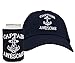 Captain Awesome 2-Piece Hat Cap and Coolie Gift Set Bundle Navy