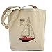 CafePress Eco-friendly Tote - Ensign Sailboat Specifications Tote Bag - Standard