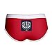 Royal Lion Women's Boy Brief Underwear Lighthouse Crest Anchor Dolphins - Red/White, Large
