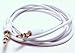 CablesFrLess (TM) White 3ft 3.5mm Auxiliary (AUX) Audio Jack cable