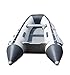 Newport Vessels 8-Feet 10-Inch Dana Inflatable Sport Tender Dinghy Boat - USCG Rated (White/Gray)