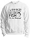 HVAC Tech Gift So I Can Fish on the Weekend Fishing Crewneck Sweatshirt