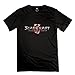 HX-Kingdom Men's Best Graphic Tee - StarCraft Logo Black Size XS