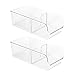 InterDesign Linus Pack Place Organizer (Set of 2), Clear